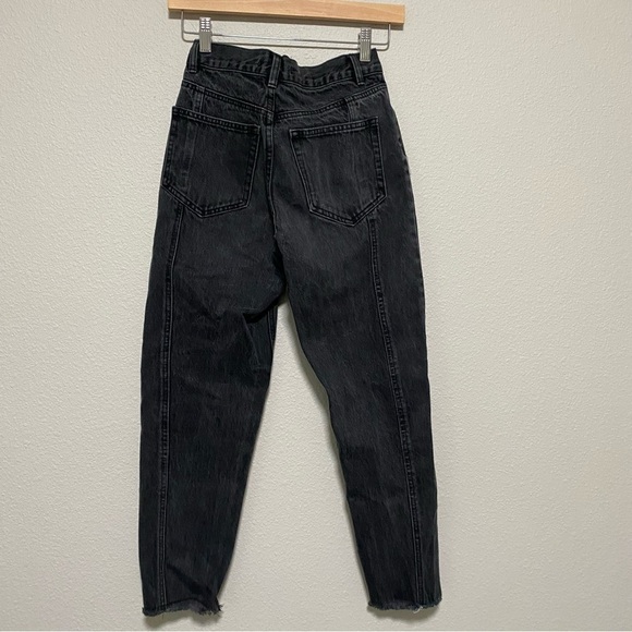 Pull & Bear Black Denim Mom Jeans - Picture 8 of 8